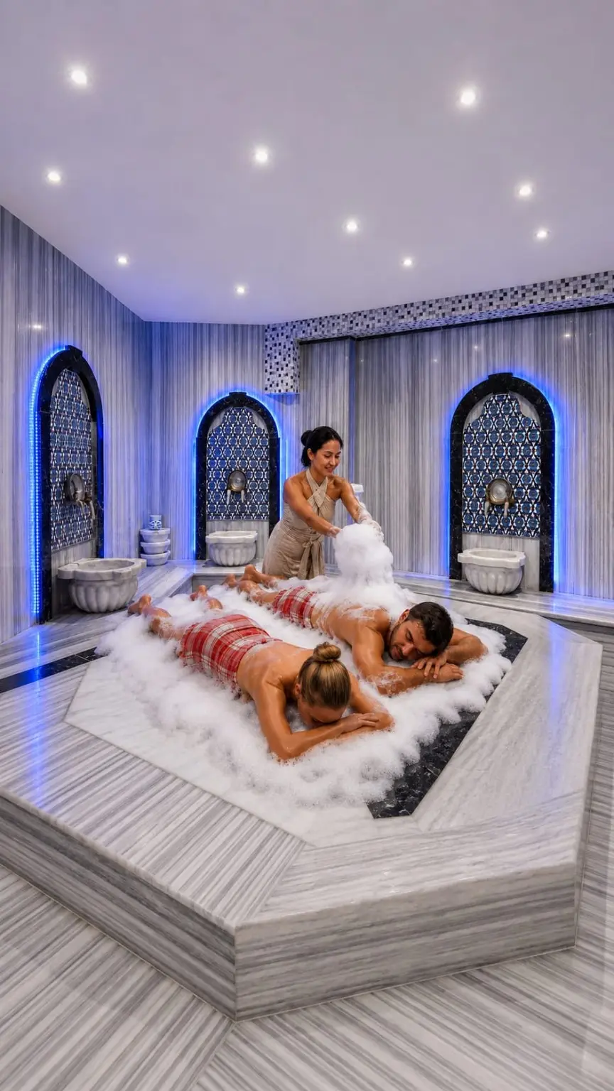 آیین سنتی حمام ترکی